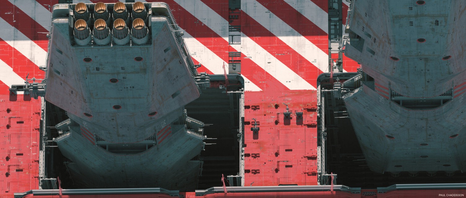 AHX-2050“鲲鹏”级空天母舰概念设想图