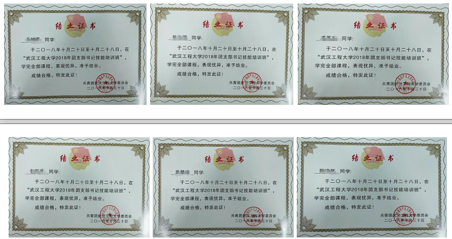 武汉工程大学高等教育全日制本科助学班 参加校级活动荣誉榜