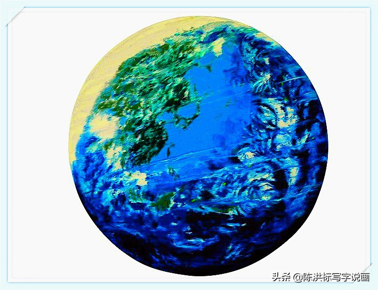 马云凌晨画了幅油画，网友看不懂，但评价亮了：掐指一算价值千万