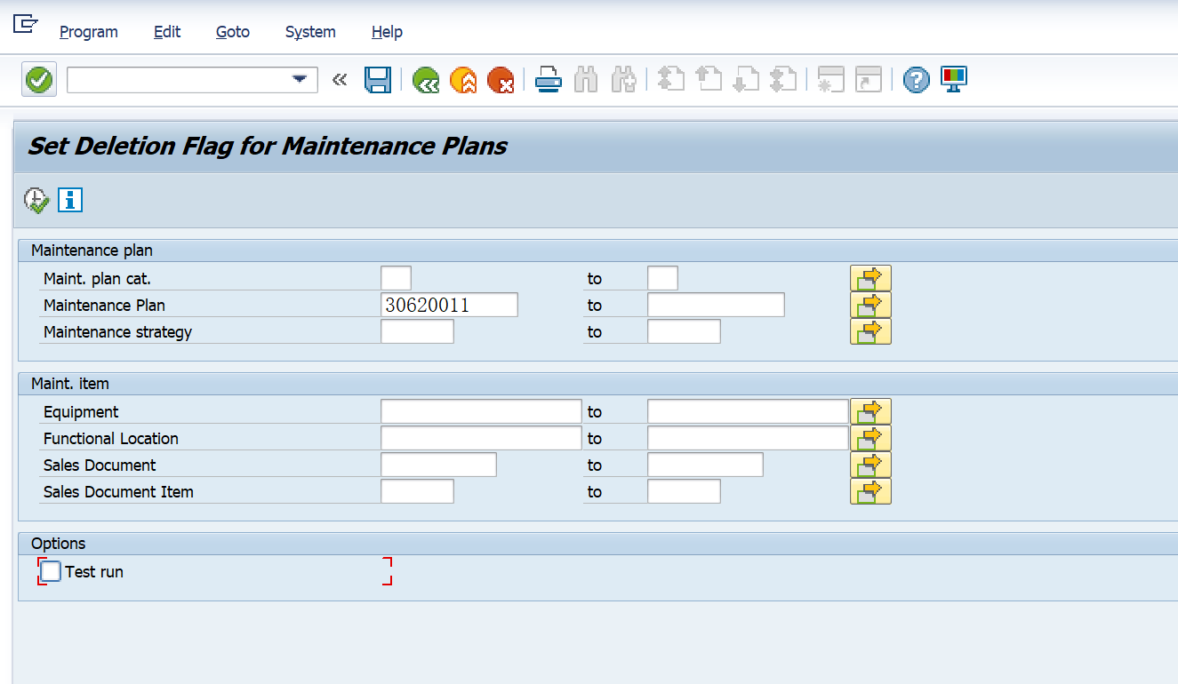 SAP PM入门系列18 - IP25为维护计划设置删除标记