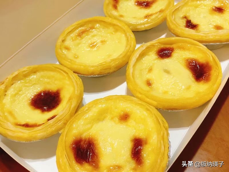 自制家庭版蛋挞，掌握其中几个技巧，蛋挞皮酥脆，蛋液嫩滑