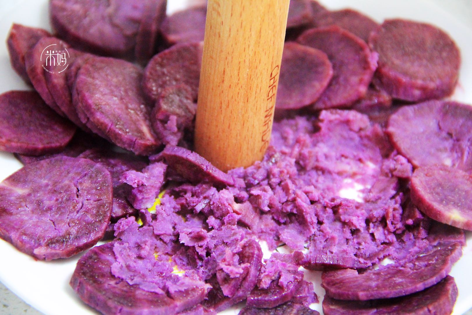 图片[6]-紫薯糯米饼做法步骤图 在家成本不到5元划算-起舞食谱网