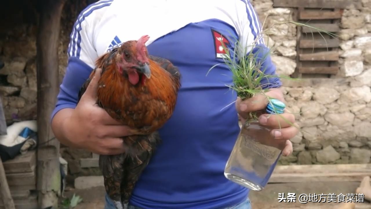 尼泊尔山区请人盖房子 搭架子先封顶 主人煮鸡肉招待大伙 Zh中文网