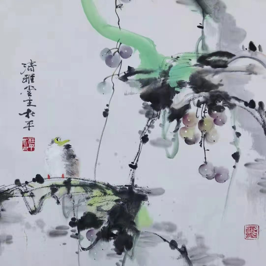 工艺美术大师杜平绘画作品展1.