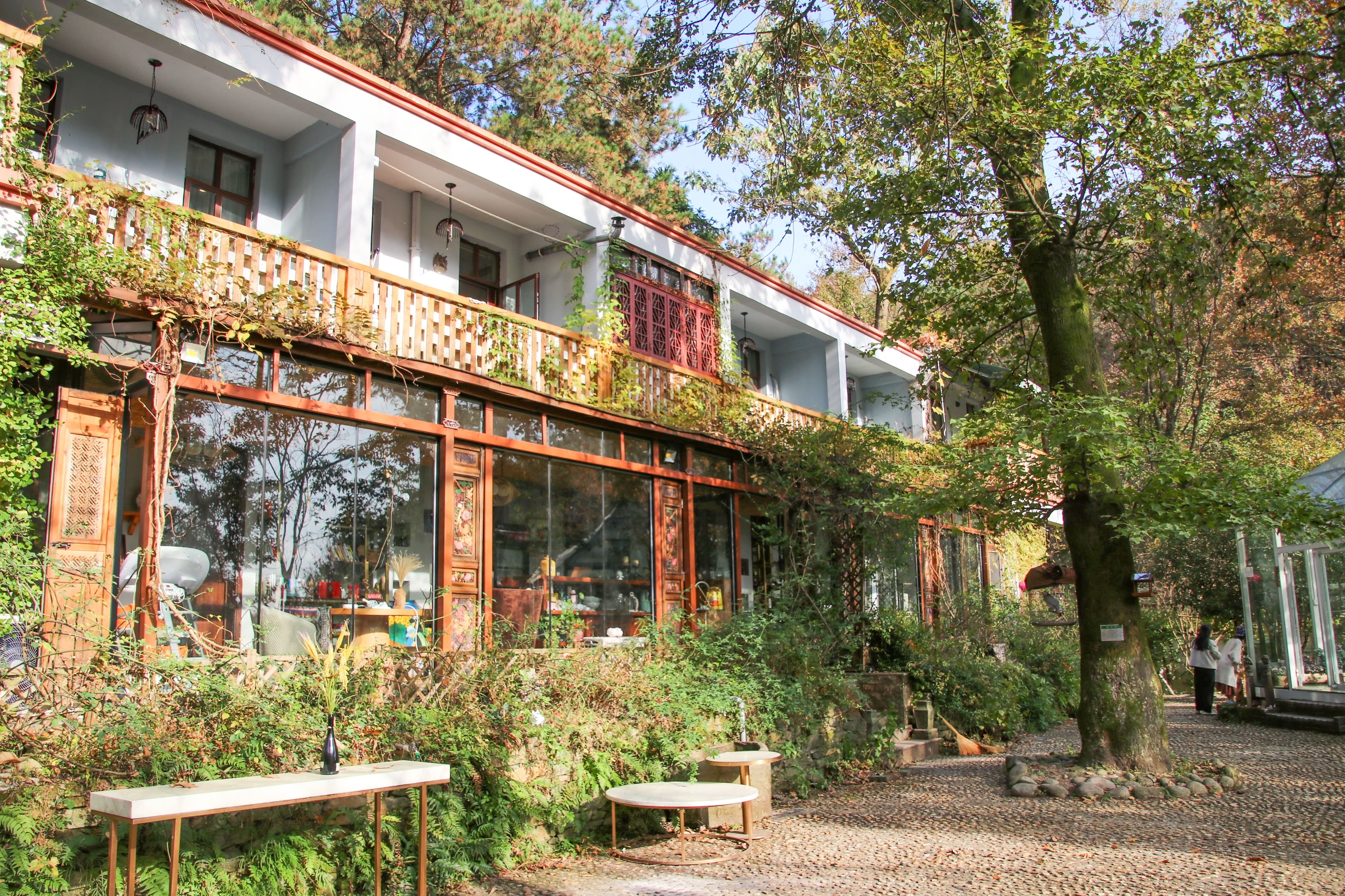 5h,武汉木兰山这两家民宿,游客住到不想走