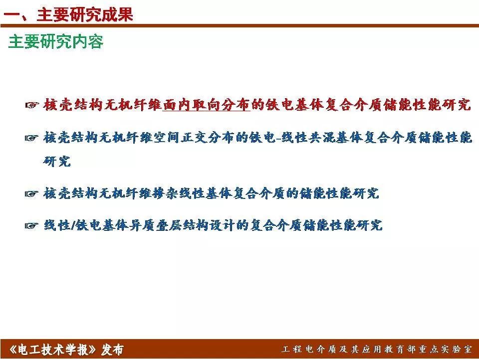 哈尔滨理工大学迟庆国：储能型聚合物基绝缘介质的效率与密度优化