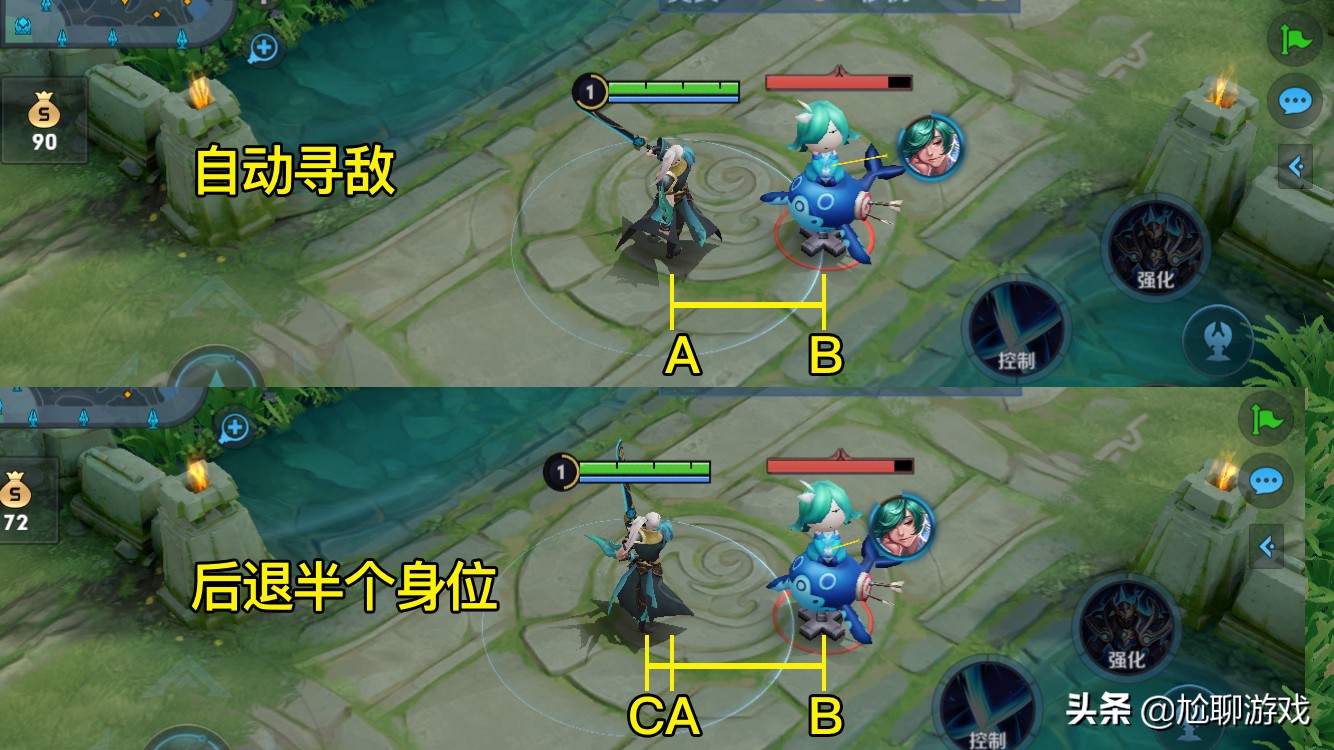 王者荣耀全英雄普攻射程统计：5个射程档，11个英雄可塔外A塔