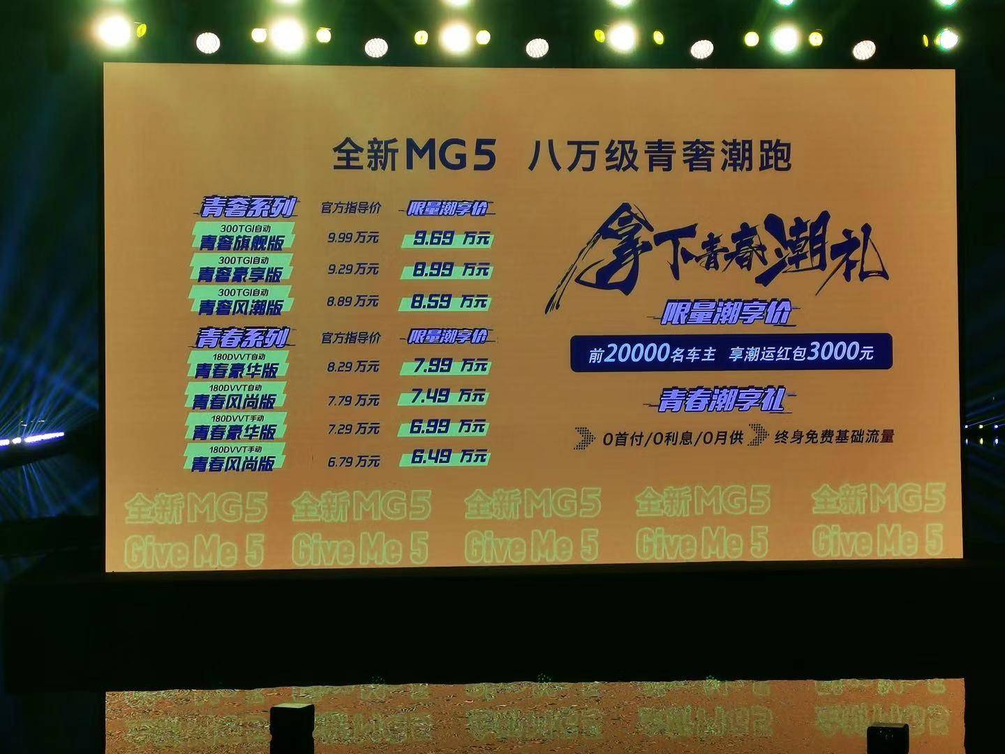 全新MG5“喊话”年轻人：8万拿走，交个朋友