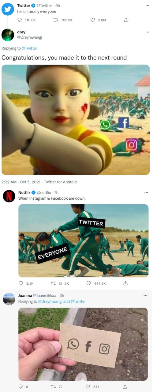 椪糖坏掉了 模仿facebook 和instagram 上出现的 鱿鱼游戏 资讯咖