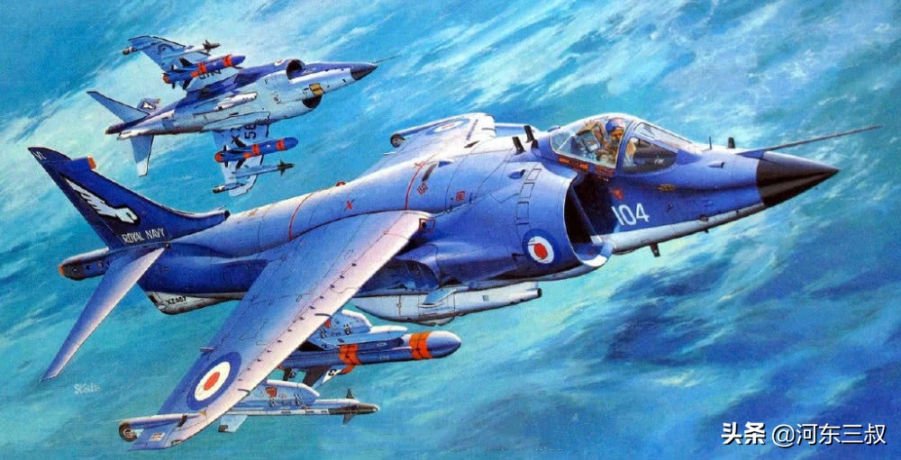 空中拼刺刀，造型独特的雅克-36垂直起降战斗机