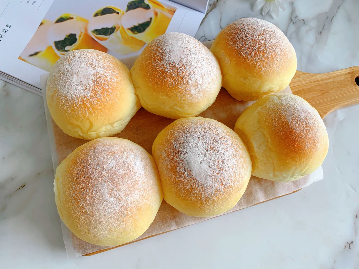 图片[2]-北海道牛乳小面包做法步骤图-起舞食谱网