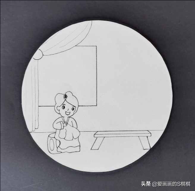 送给妈妈的一幅画，三八妇女节母亲节主题画，妈妈我爱你创意画