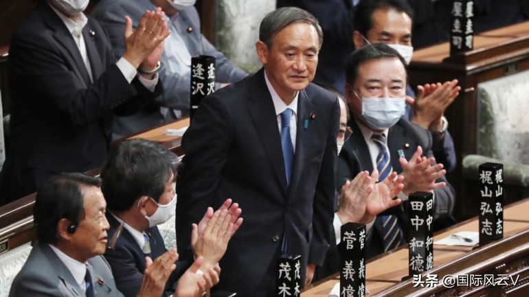 日本首相菅義偉退出政黨選舉