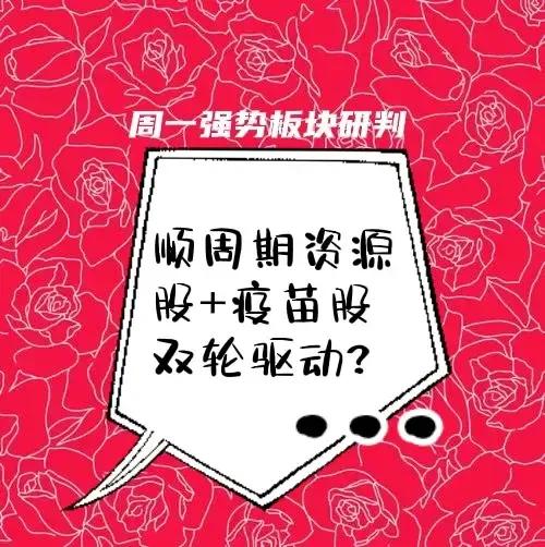 周一板块：顺周期和医药是否会双轮驱动？