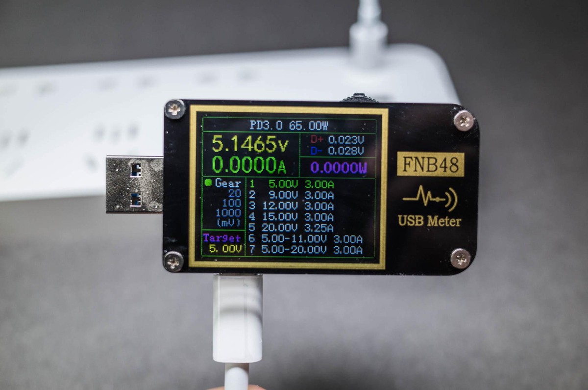 充电一步到位：紫米65W六位延长线插座