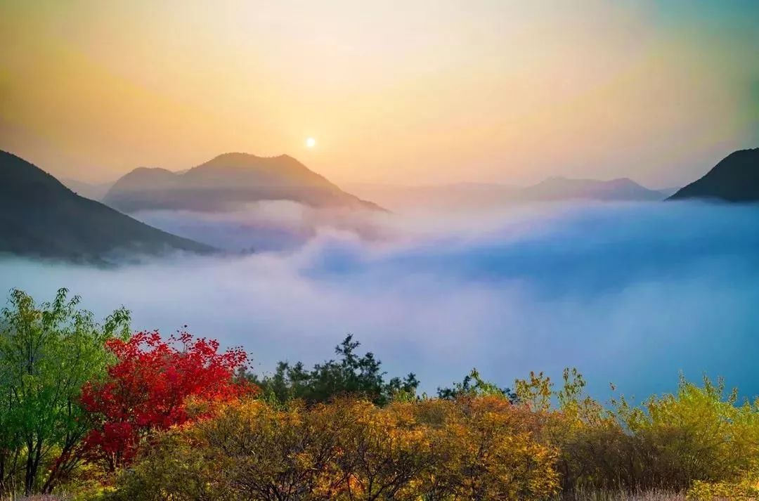 Shanxi's beautiful tourist check-in place, it becomes a paradise on earth in autumn, which is amazing