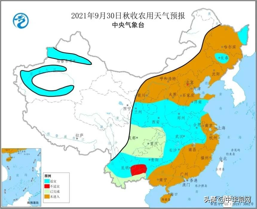 全国秋粮收获已过两成 玉米偏慢 小麦播种受影响