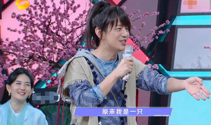 谢娜快本尝试白浅造型，青衣飘飘小腹圆润，小动作再次被疑怀二胎
