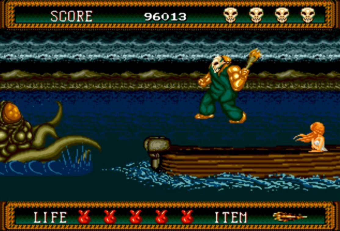 經(jīng)典街機(jī)《腐尸之屋》的前世今生，被改造成魔物的女主結(jié)局怎樣？