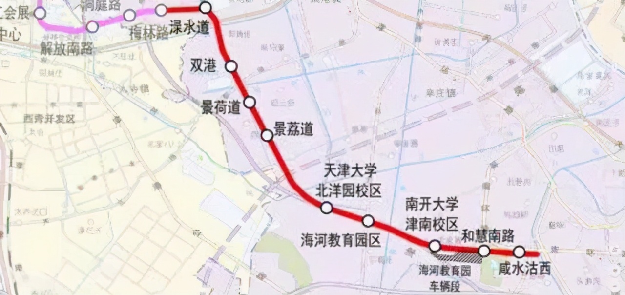 天津交通再传喜讯,一条地铁线的延长线实现轨通,预计2022年开通