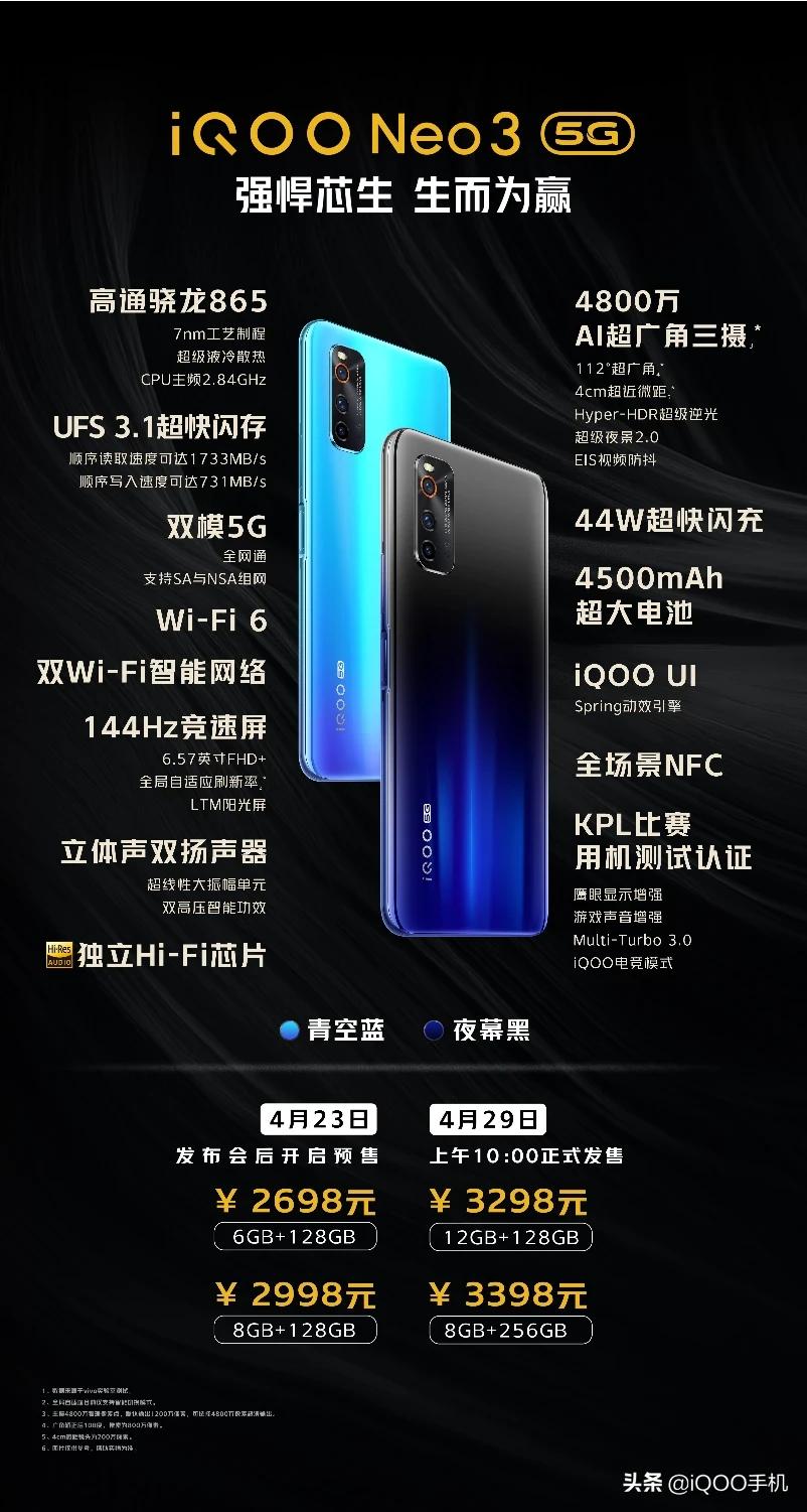 都是真香机，iqoo z1与之前发布的neo3有什么区别？