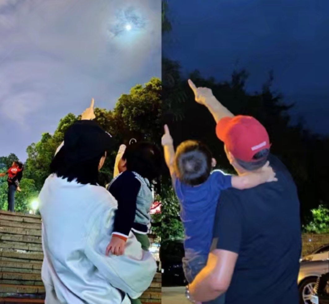 胡杏兒老公曬小兒子近照，李奕霖胖成小肉球，眼神無辜大眼呆萌