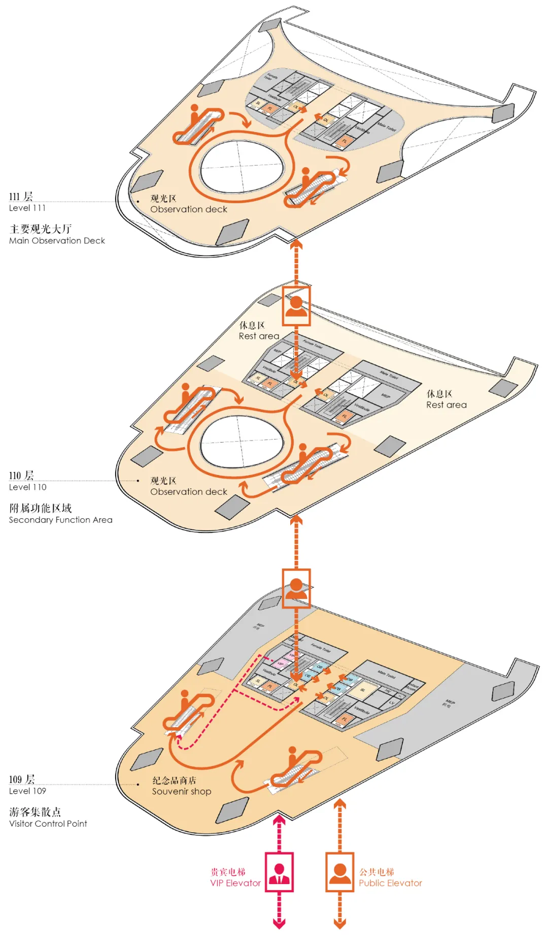 西安528米高超级摩天楼，设计灵感源自中国古琴