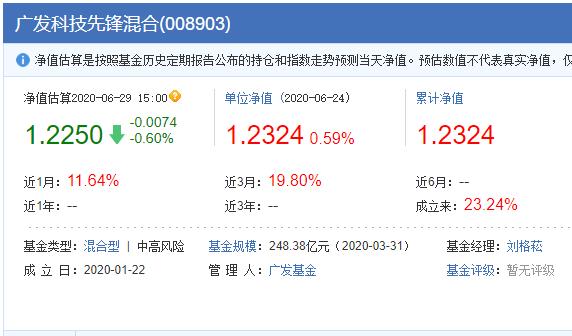 2020年过半，去年公募冠军刘格菘旗下基金收益最