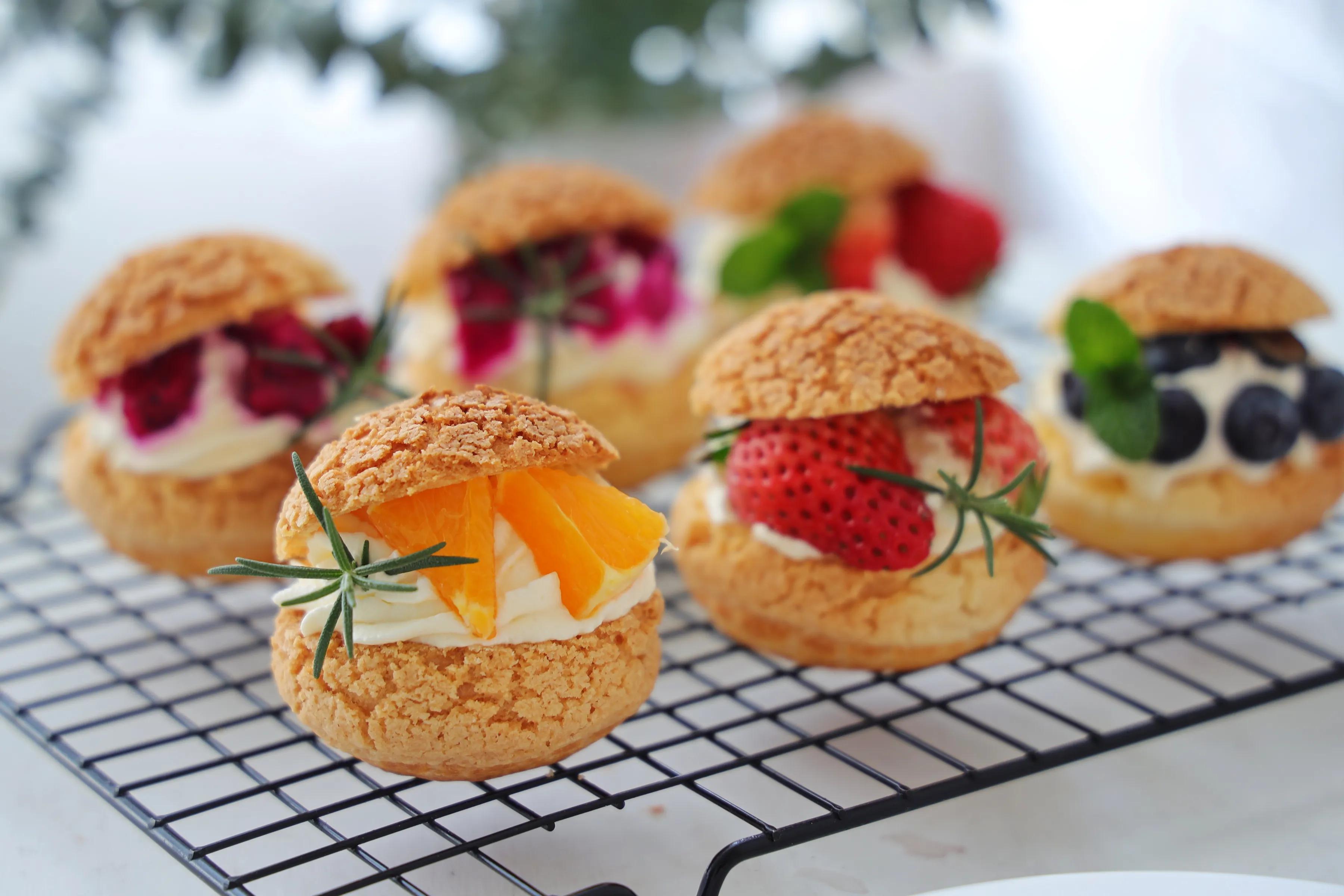 一個20塊錢的大泡芙，在家做簡單又健康，再也不用去外面買了