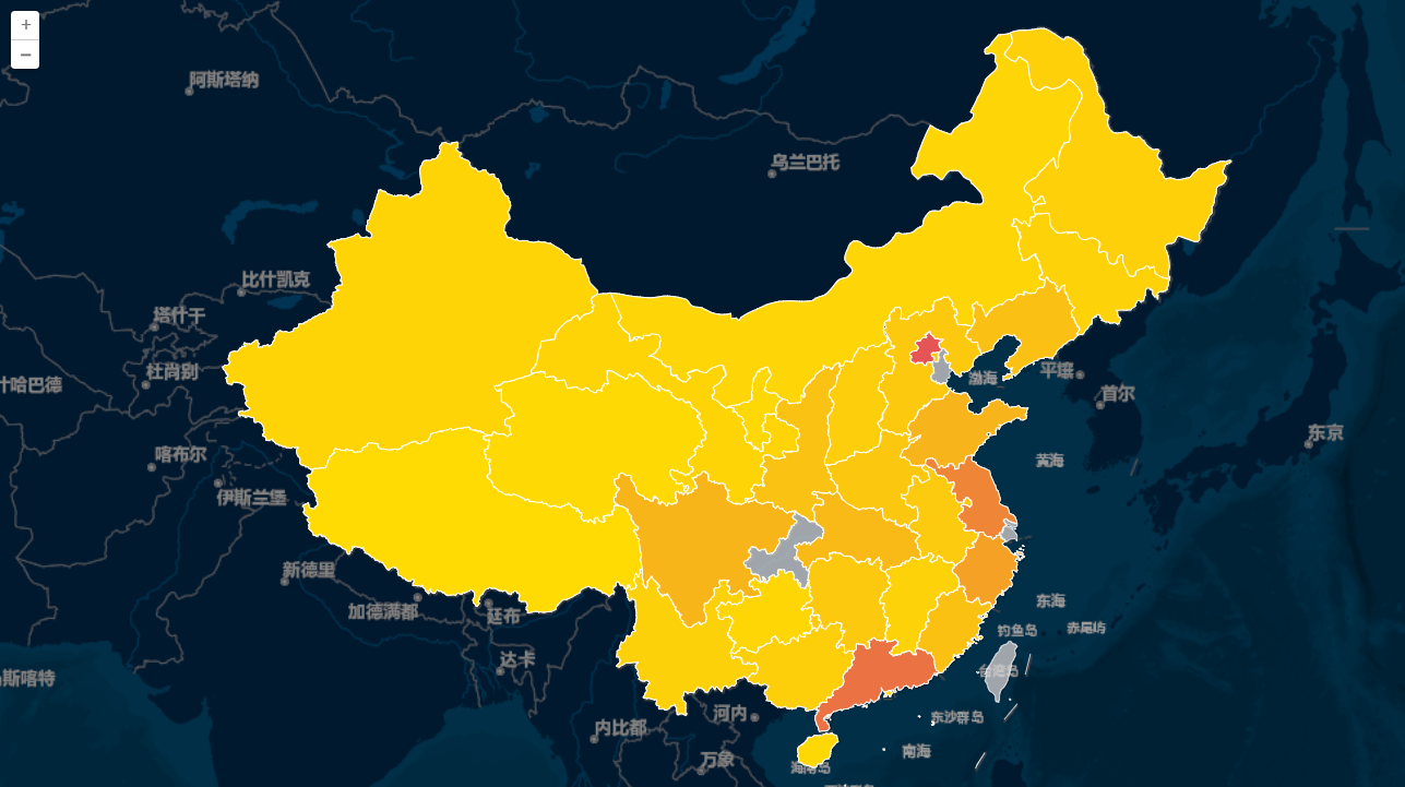 五种高大上的可视化地图，10分钟快速上手，一个代码都不用敲