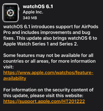 iOS13.2.1公布丨Watch OS 6.1公布1/2代AppleWatch也可升级丨新闻资讯