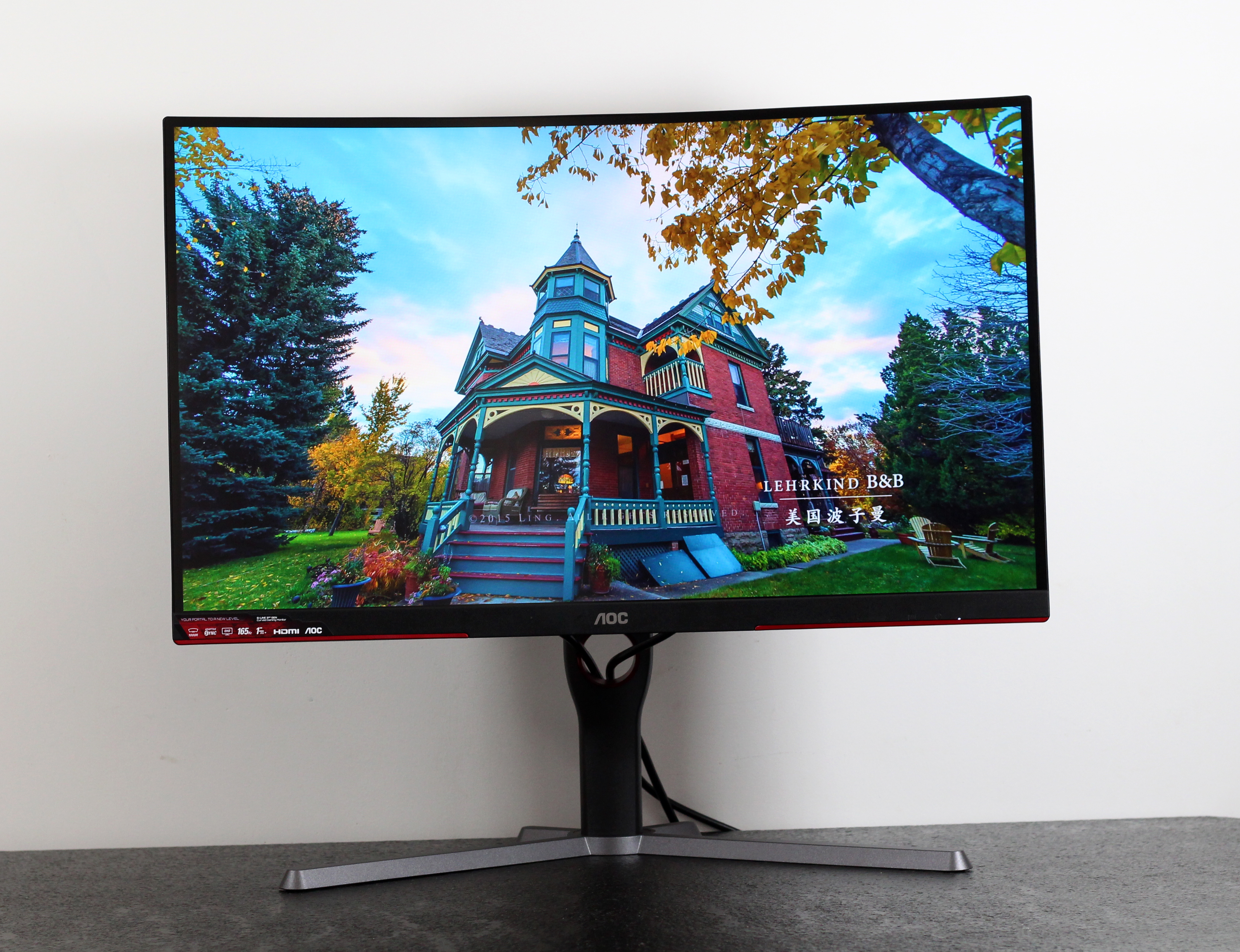 AOC CQ27G3S显示器评测：2K曲面+165Hz，干好新平台的显示活