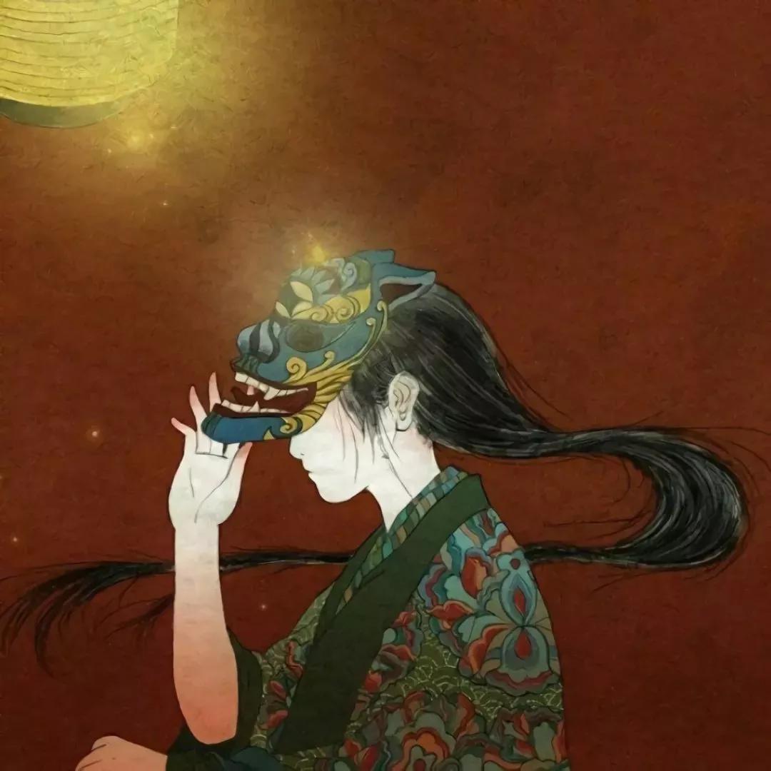 古风系头像人间忽晚，山河已秋图片