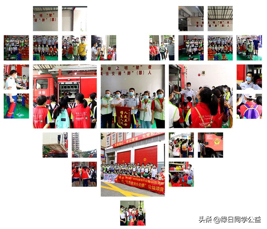 小天使们与“单身汉”“约会”了——记红色文化小天使慰问消防救援员