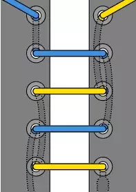 鞋带的系法，24种鞋带的系法图解
