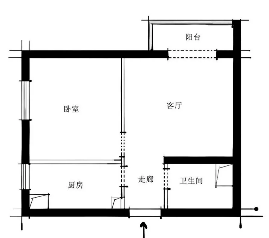 爆改56㎡二手房，拆墙换格局变小豪宅！干物女变女王