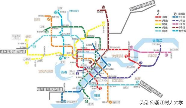 杭州地铁5号16号线预计四月底通车：校门口的“换乘之王”来了！