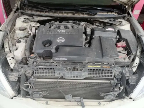 图片[1]_天籁V6 2.5拆车发动机到货 胖哥检查安装测试_5a汽车网