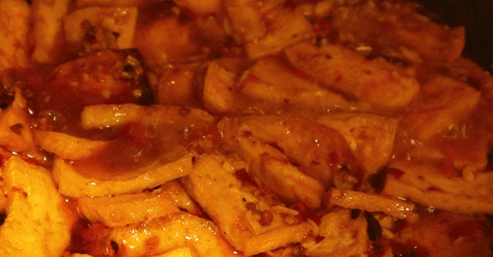 重庆人才懂的二面黄，只用豆腐这一种原料，味道比肉还好吃