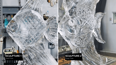 如何用5步變成美麗的「冰冰」？冰雕的步驟你知道多少？