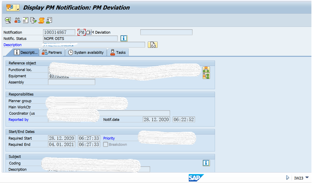 SAP PM入门系列28 - IW67 维修通知单任务报表