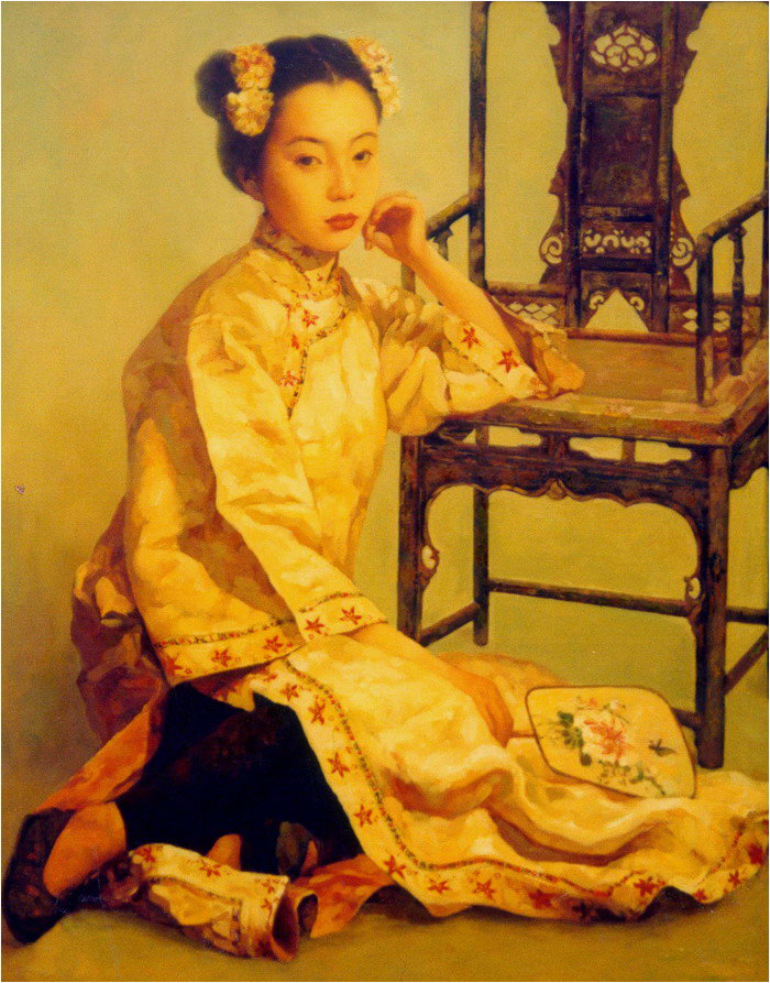 华丽而平淡，繁复而素净——著名画家「王俊英」油画作品欣赏