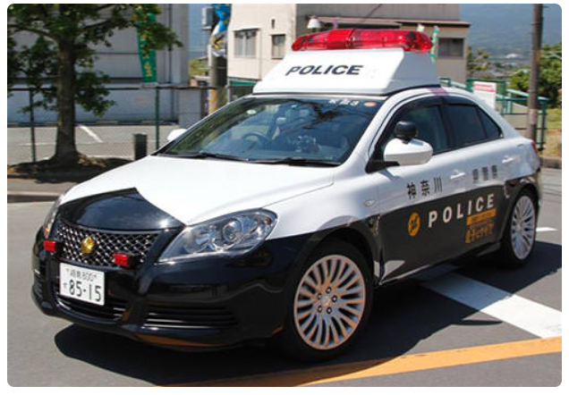 日本警车型号都在这了，丰田本田马自达，全是
