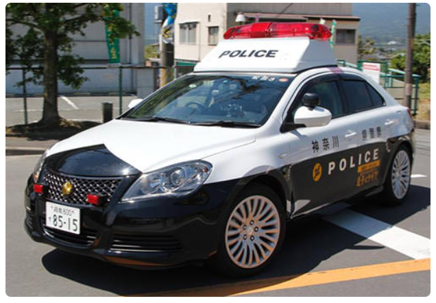 日本警车型号都在这了，丰田本田马自达，全是日本国产车