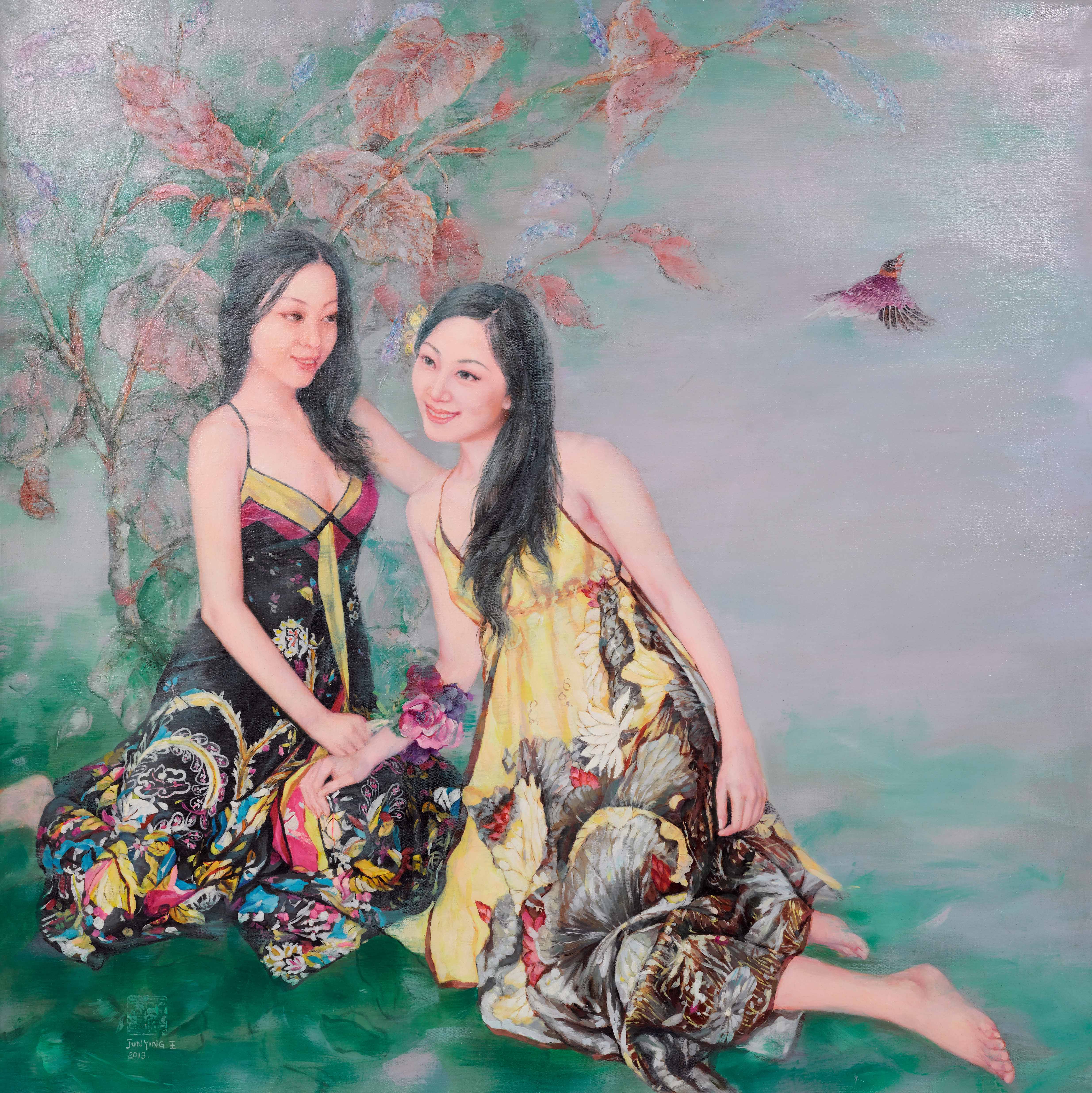 中国当代著名油画家「王俊英」与她的「艺术之路」