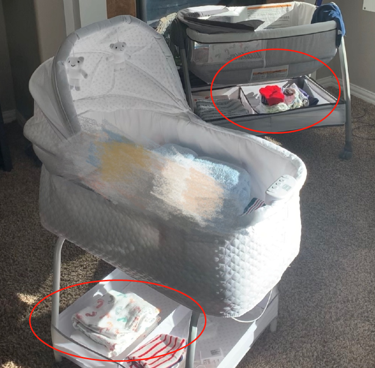 朋友曝光张恒家中的内景婴儿床底部成焦点，张