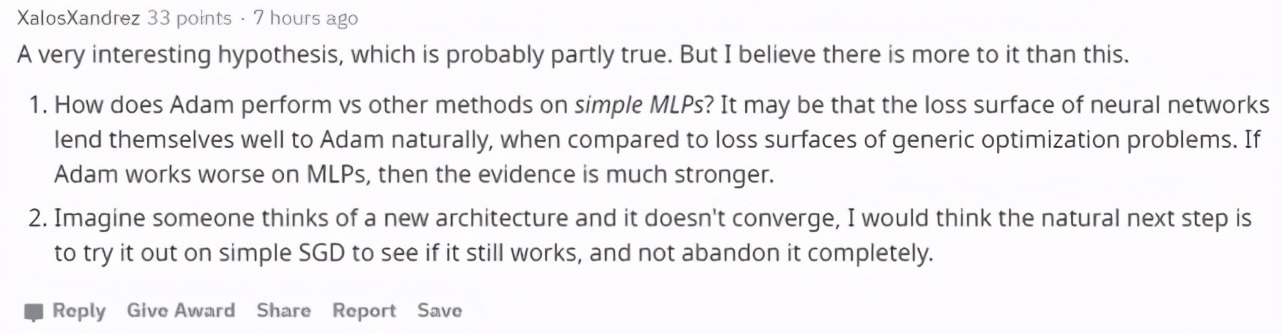 Adam真的是最好最佳化器嗎？有人認為不過是神經網路進化的結果