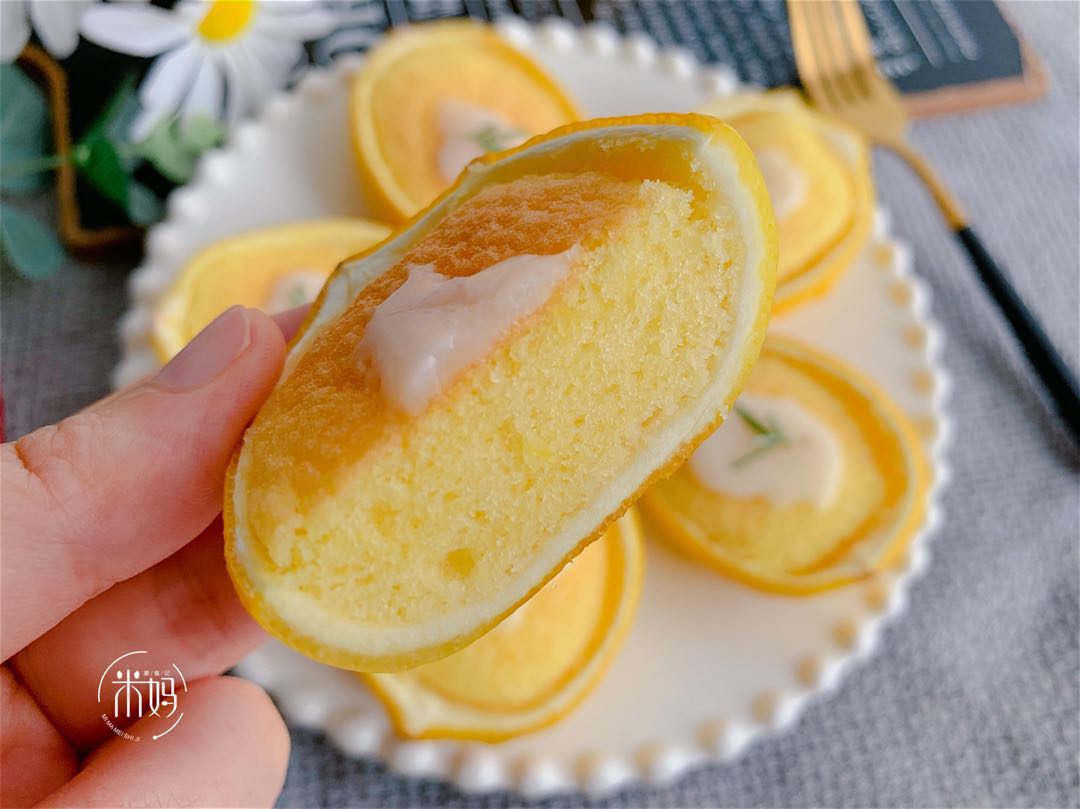 图片[3]-清新柠檬小蛋糕做法步骤图 清新柔软又细腻比戚风蛋糕好吃-起舞食谱网