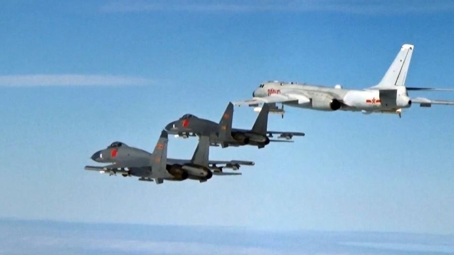 台海�太極拳�開始，美方代表剛剛抵台，禁航區立即公佈，解放軍大規模軍演打響