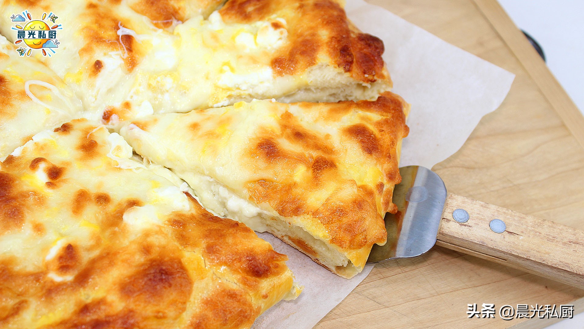 奶酪芝士早餐餅，每個週末都會做的簡易披薩，無需揉麵、一步到位